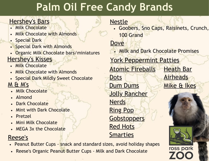 Palm Oil Free Candy Guide